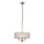 Endon 106243 - Kroonluchter aan ketting CLIFTON 3xE14/6W/230V Ø 38,5 cm messing/helder