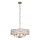 Endon 106244 - Lustre à chaîne CLIFTON 5xE14/6W/230V laiton/transparent