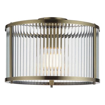 Endon 106265 - Plafonnier RIDGETON 1xE27/10W/230V laiton