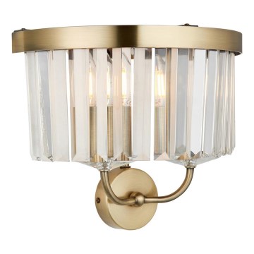 Endon 106450 - Wandlamp CHESTERFIELD 2xE14/6W/230V messing