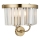 Endon 106450 - Wandlamp CHESTERFIELD 2xE14/6W/230V messing