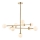 Endon 106754 - Lustre sur tige OTIS 10xG9/5W/230V doré