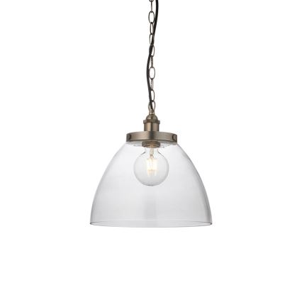 Endon 106896 - Kroonluchter met ketting HANSEN 1xE27/10W/230V mat chroom