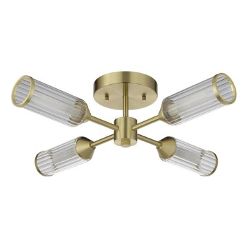 Endon 106946 - Plafonnier TOUR 4xG9/3W/230V laiton