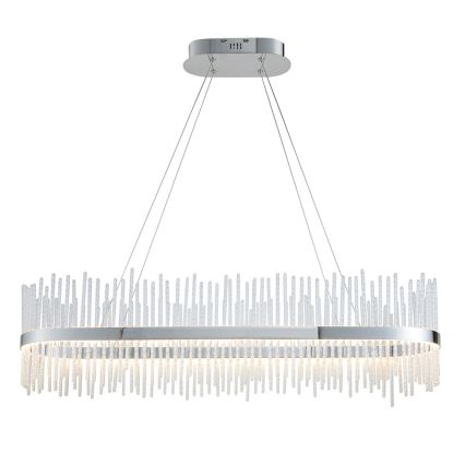 Endon 107109 - LED-kroonluchter aan kabel LED/47W/230V 3000K glanzend chroom