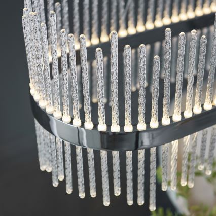 Endon 107109 - LED-kroonluchter aan kabel LED/47W/230V 3000K glanzend chroom