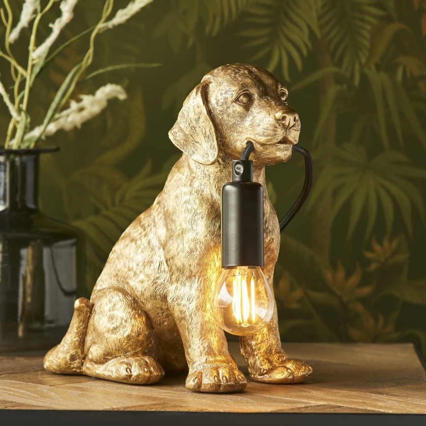 Endon 107364 - Tafellamp PUPPY 1xE14/7W/230V goud