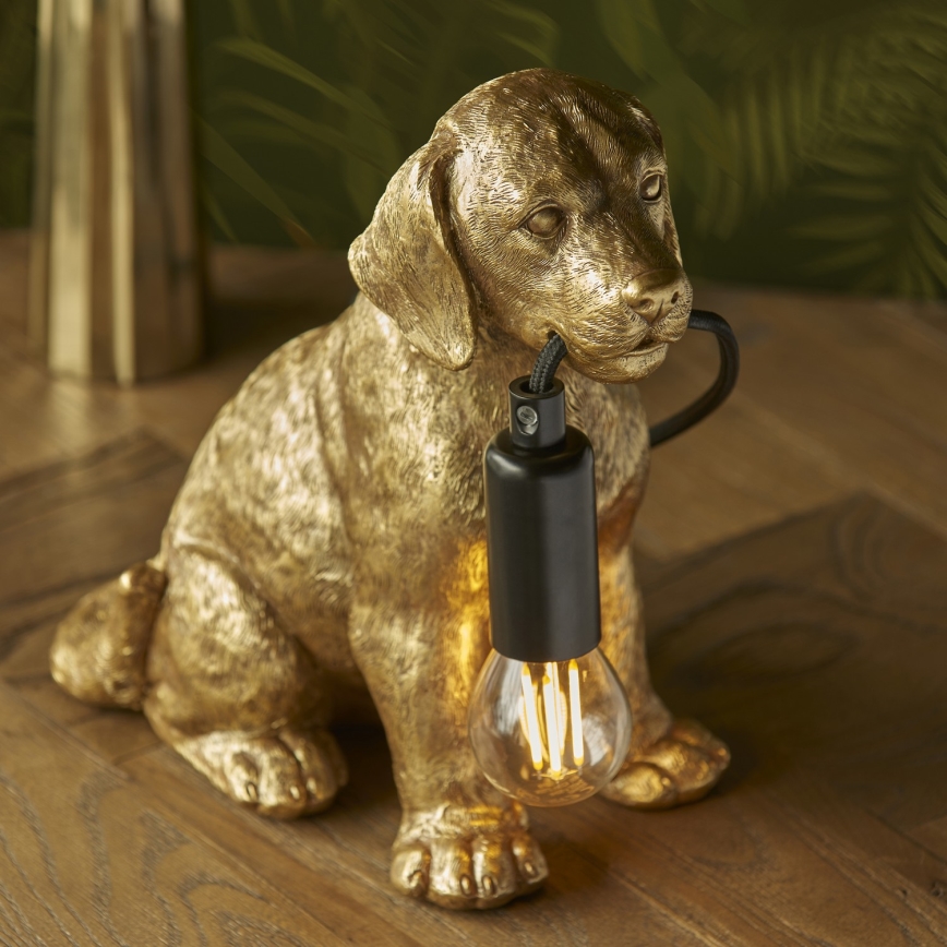 Endon 107364 - Tafellamp PUPPY 1xE14/7W/230V goud