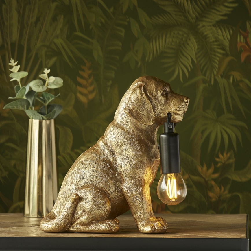 Endon 107364 - Tafellamp PUPPY 1xE14/7W/230V goud