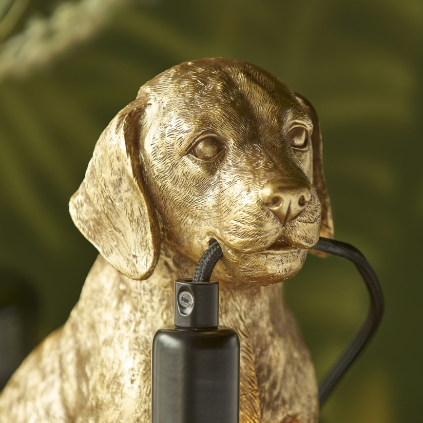 Endon 107364 - Tafellamp PUPPY 1xE14/7W/230V goud