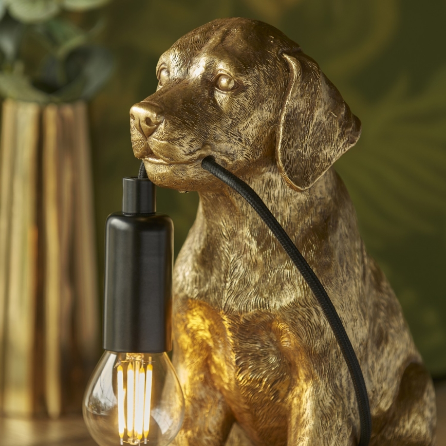 Endon 107364 - Tafellamp PUPPY 1xE14/7W/230V goud