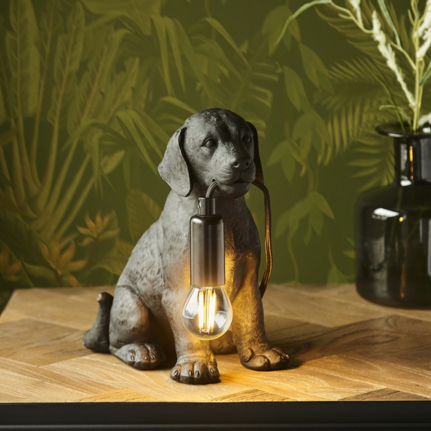 Endon 107365 - Tafellamp PUPPY 1xE14/7W/230V zwart