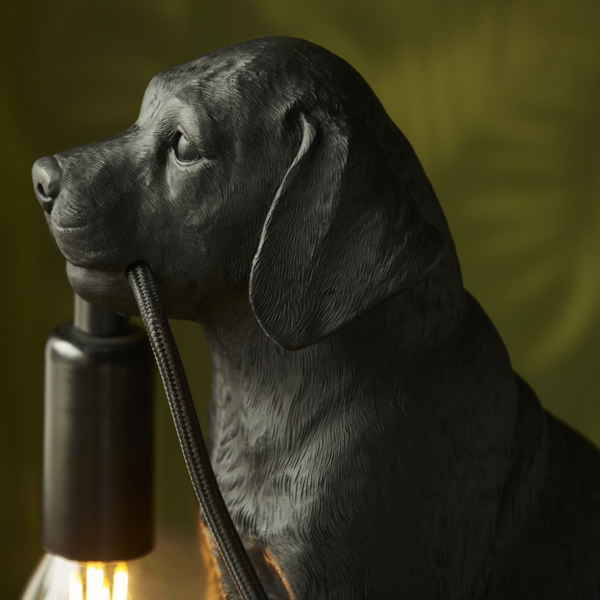 Endon 107365 - Tafellamp PUPPY 1xE14/7W/230V zwart