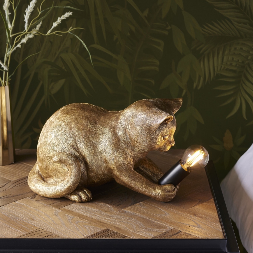 Endon 107389 - Tafellamp KITTEN 1xE14/7W/230V goud