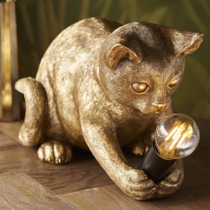 Endon 107389 - Tafellamp KITTEN 1xE14/7W/230V goud