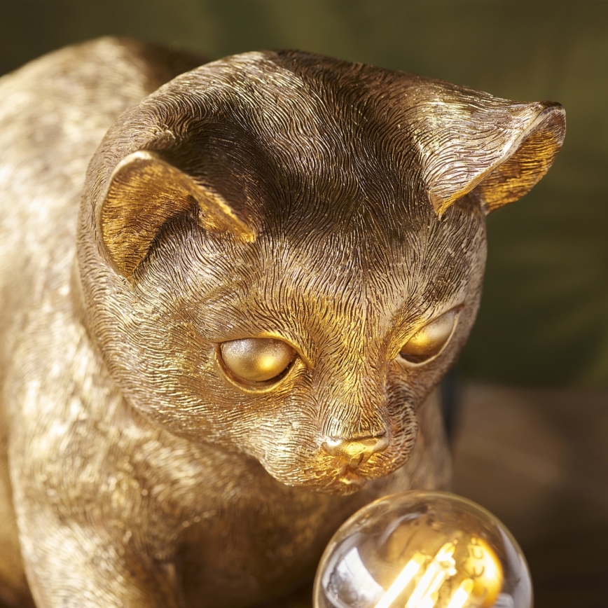 Endon 107389 - Tafellamp KITTEN 1xE14/7W/230V goud
