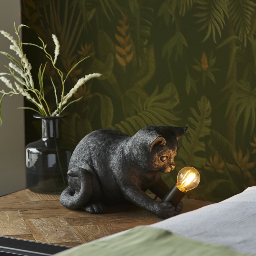Endon 107390 - Tafellamp KITTEN 1xE14/7W/230V zwart
