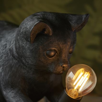 Endon 107390 - Tafellamp KITTEN 1xE14/7W/230V zwart