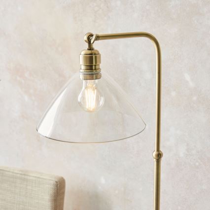 Endon 107609 - Lampadaire 1xE27/10W/230V laiton