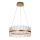 Endon 107671 - Dimbare LED hanglamp aan een koord ADRIEL LED/41W/230V 3000K diameter 51 cm goud/doorzichtig