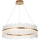 Endon 107672 - LED dimbare pendellamp aan kabel ADRIEL LED/83W/230V 3000K Ø 89 cm goud/helder