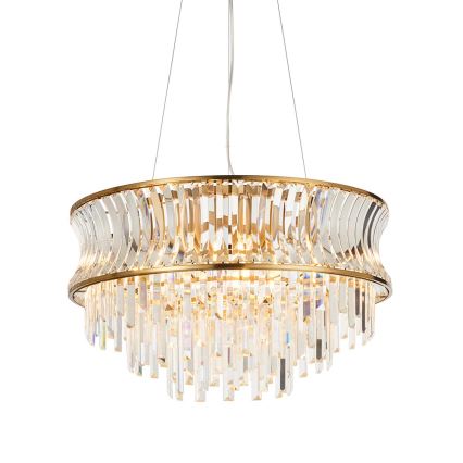 Endon 107785 - Hanglamp aan kabel 9xE14/6W/230V goudkleurig
