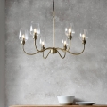 Endon 107791 - Suspension à chaîne 6xE14/6W/230V laiton