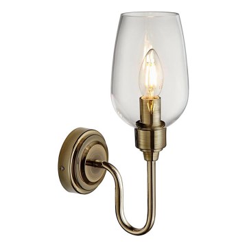 Endon 107792 - Wandlamp STOURTON 1xE14/6W/230V messing
