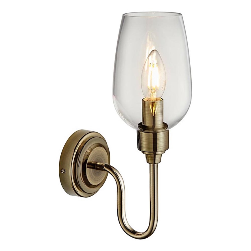 Endon 107792 - Wandlamp STOURTON 1xE14/6W/230V messing