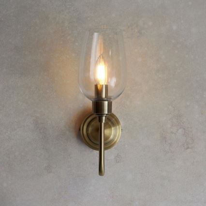 Endon 107792 - Wandlamp STOURTON 1xE14/6W/230V messing