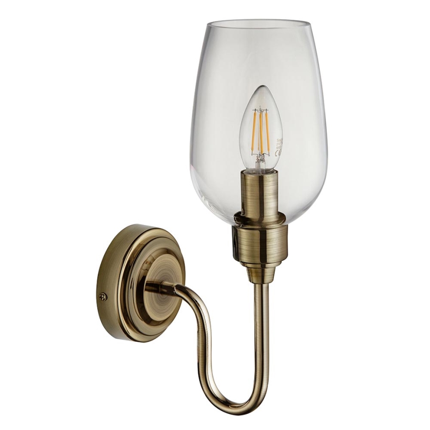 Endon 107792 - Wandlamp STOURTON 1xE14/6W/230V messing