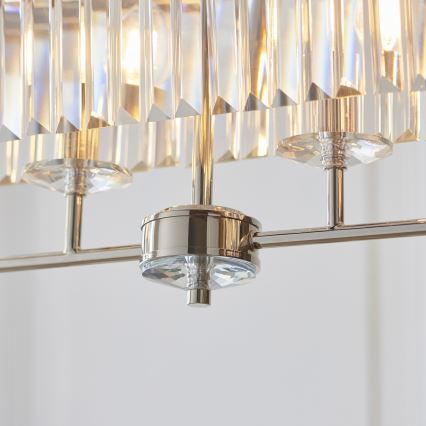 Endon 109058 - Kroonluchter aan ketting 4xE14/6W/230V glanzend chroom
