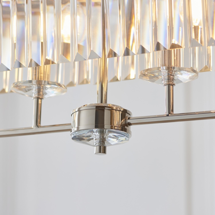 Endon 109058 - Lustre sur chaîne 4xE14/6W/230V, finition chrome poli