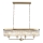 Endon 110539 - Kroonluchter aan ketting CHESTERFIELD 4xE14/6W/230V messing