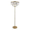 Endon 110644 - Lampadaire CHESTERFIELD 3xE14/6W/230V laiton