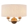 Endon 110726 - Applique murale HIGHCLERE 2xE14/40W/230V beige/laiton