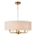 Endon 110727 - Kroonluchter aan ketting HIGHCLERE 8xE14/6W/230V beige/messing Ø 70 cm