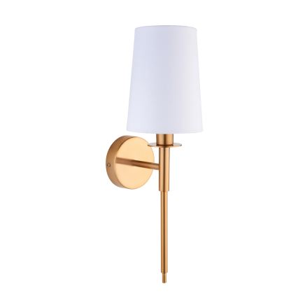 Endon 110738 - Wandlamp 1xE14/6W/230V wit/goud