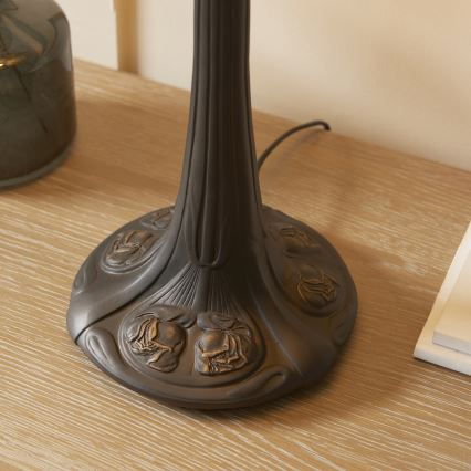 Endon 112185 - Lampe de table Tiffany HECTOR 1xE27/10W/230V Ø 40 cm