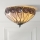 Endon 112188 - Tiffany HUTCHINSON plafondlamp 2xE27/60W/230V Ø 40 cm