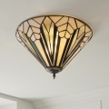 Endon 112191 - Tiffany-plafondlamp ASTORIA 2xE27/60W/230V Ø 40 cm