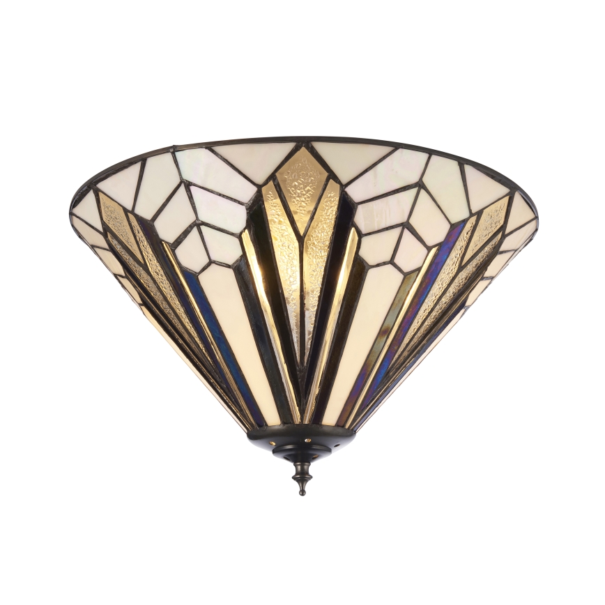 Endon 112191 - Tiffany-plafondlamp ASTORIA 2xE27/60W/230V Ø 40 cm