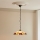 Endon 112197 - Tiffany INGRAM hanglamp met ketting 1xE27/60W/230V Ø 45 cm
