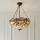Endon 112251 - Tiffany DRAGONFLY kroonluchter aan ketting 3xE27/60W/230V Ø 50 cm