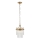 Endon 112572 - Kroonluchter aan ketting MARIETTA 1xE27/10W/230V messing/helder