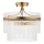 Endon 112575 - Plafonnier MARIETTA 3xE14/7W/230V laiton/transparent