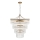 Endon 112576 - Suspension chaîne MARIETTA 16xE14/6W/230V laiton/transparent
