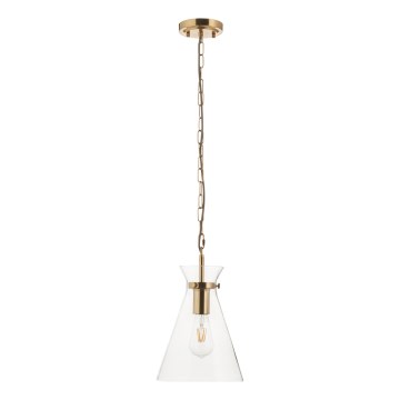 Endon 112859 - HARLOW hanglamp met ketting, 1xE27/10W/230V, messing