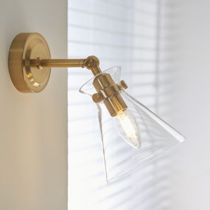 Endon 112861 - Wandspot HARLOW 1xE14/7W/230V goud