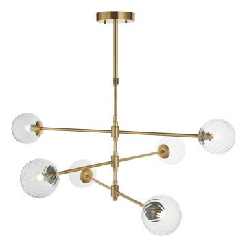 Endon 114039 - Suspension à tige 6xG9/3,2W/230V dorée